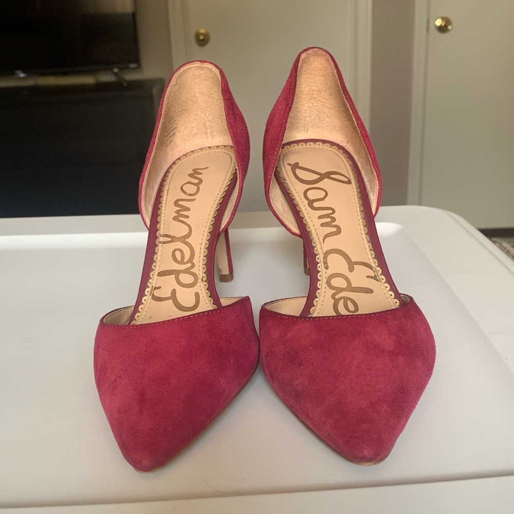 Sam Edelman Telsa Suede dOrsay heels